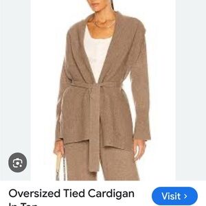 Frame Women's Cashmere Wrap Cardigan Sweater with Pockets